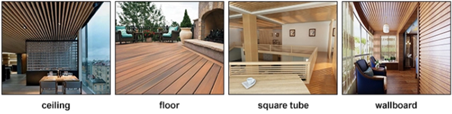 Suelo/Decking compuestos plásticos de madera impermeables al aire libre