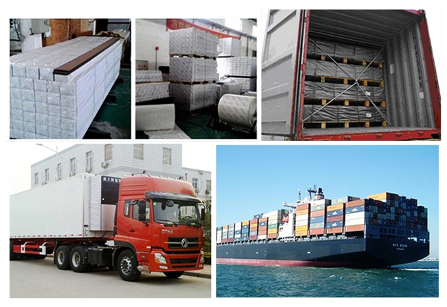 Verja compuesta plástica de madera exterior para el balcón/las puertas