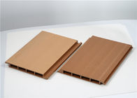 Prenda impermeable de madera compuesta del grano de los paneles de revestimiento de la pared del mantenimiento bajo