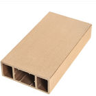 Verja compuesta plástica de la cubierta, instalación fácil de la barandilla de madera al aire libre del grano