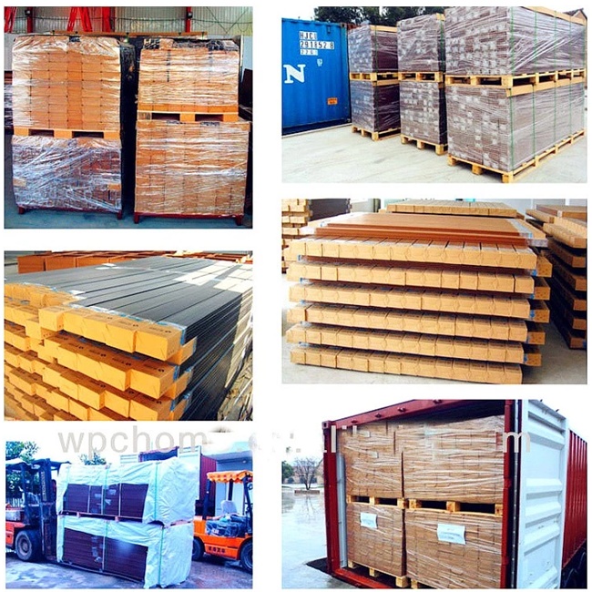 Prenda impermeable de madera compuesta del grano de los paneles de