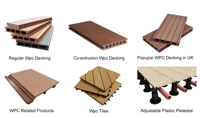 Verja compuesta plástica de la cubierta, instalación fácil de la