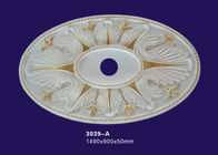 Oro que dibuja el disco artístico del medallón/de la lámpara del techo del poliuretano para la decoración del techo