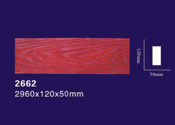 Haces de madera del poliuretano decorativo del techo ligeros con el diseño de madera del grano
