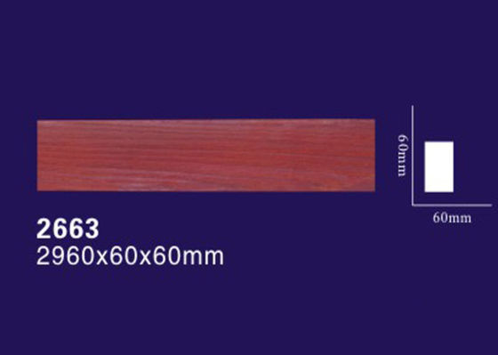 Haces de madera del poliuretano decorativo del techo ligeros con el diseño de madera del grano