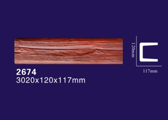 El techo de madera durable de la sala de estar del color emite PU Eco material amistoso
