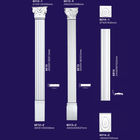 Estilo europeo de las columnas decorativas planas hermosas de la espuma fácil instalar