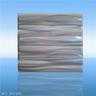 Bamboo Fiber 3D PVC Wall Panels , PVC Paintable 3D Wall Panel Tiles For Living Room
