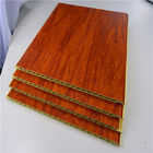 El panel de pared integrado de la fibra de bambú WPC, techo compuesto plástico de madera decorativo del PVC