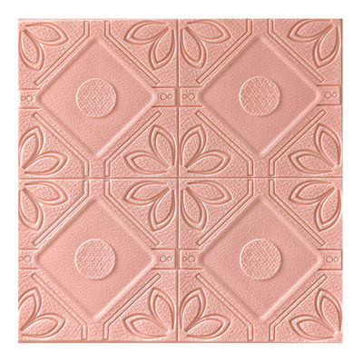 los paneles de pared de ladrillo decorativos flexibles de la espuma 3d, tablero auto-adhesivo de los tablones de la pared del Pvc