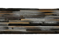 Grano de madera de madera interior/exterior de los paneles de pared del mosaico, los paneles de pared de madera decorativos 3D