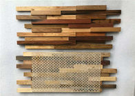 Los paneles de pared del mosaico de madera sólida, sitio reclamaron el panel de pared de madera del barco