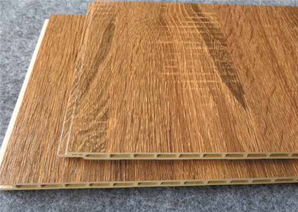 El panel de pared de bambú de WPC, el panel integrado decorativo interior del tablón