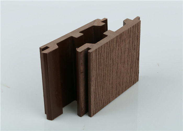 Revestimiento al aire libre de la pared del PVC, prenda impermeable compuesta plástica de madera exterior del revestimiento de la pared