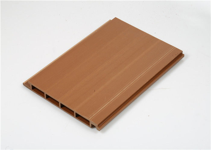 Low Maintenance Composite Wall Cladding Panels Wood Grain Waterproof